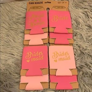 8 bridal party koozies